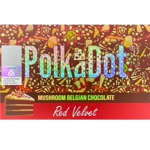 Red Velvet - Mushroom Belgian Chocolate Bar