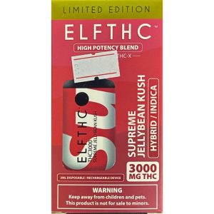 ELF THC 3000mg Disposable Vape - Supreme Jellybean Kush Hybrid Indica