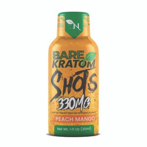 BARE KRATOM SHOTS - PEACH MANGO - 330MG
