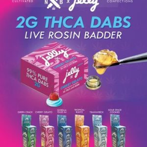 Jelly 99% THCa Live Rosin Badder Dabs